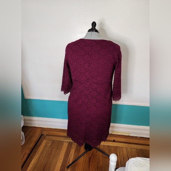 Beautiful Burgundy Dress - Picture 2 of 3